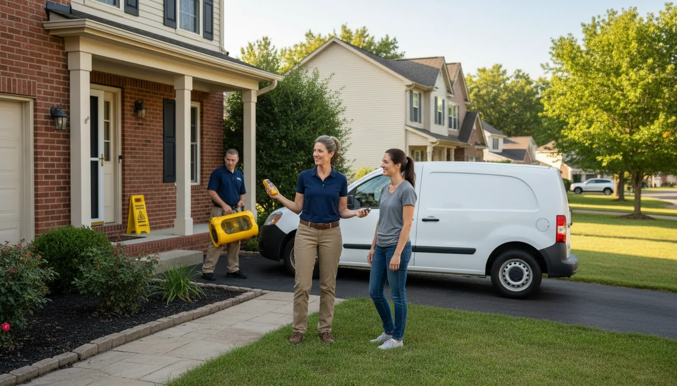 Water restoration image for Home Water Damage Repair in Vienna, ME